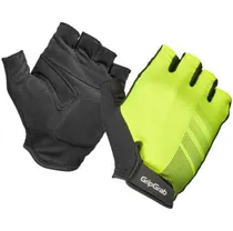 GripGrab RIDE Lite: Pehmustetut lyhytsormiset kesäpyöräilyhanskat Yellow Hi-Vis